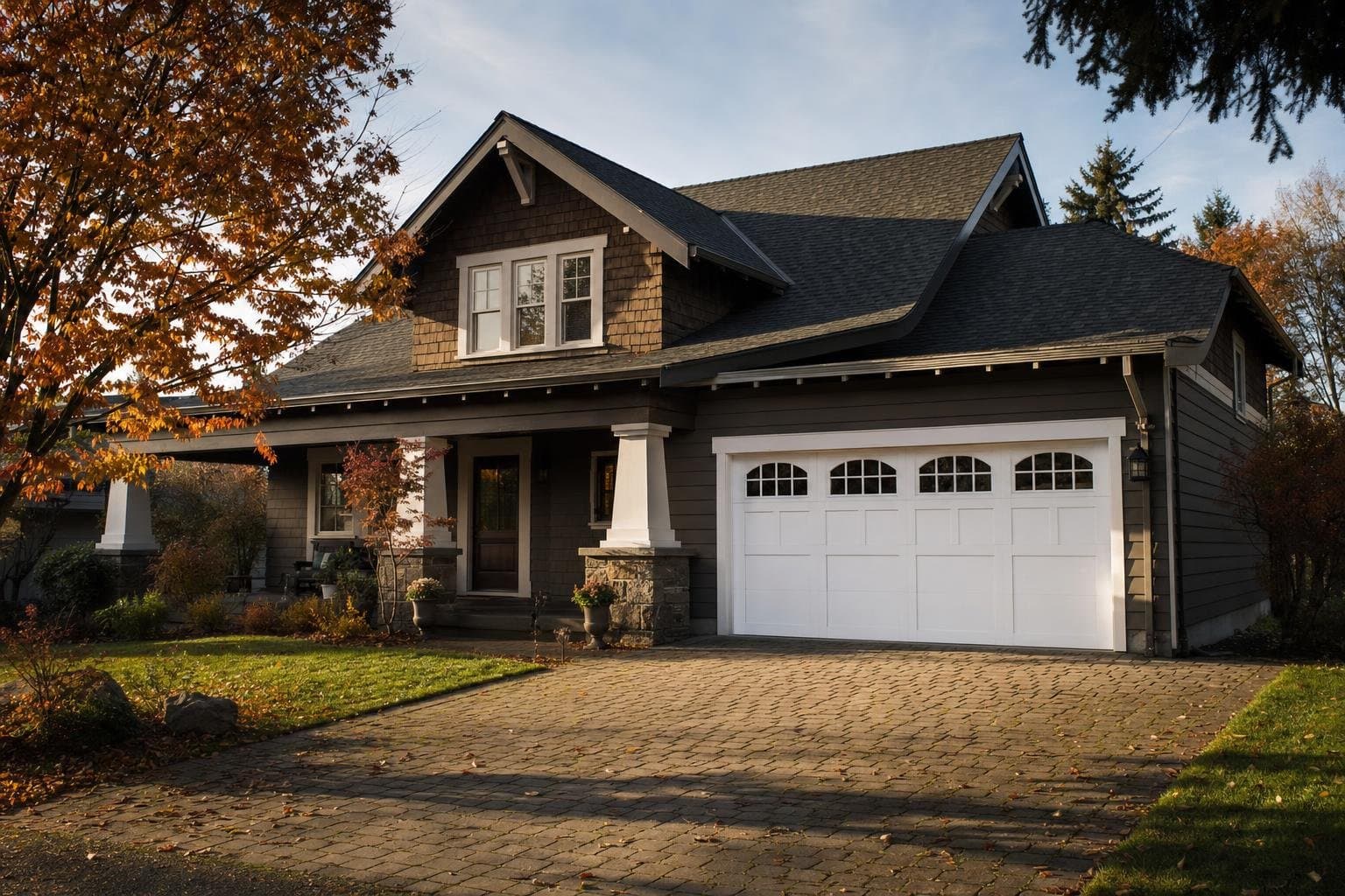 Fairhaven double garage door